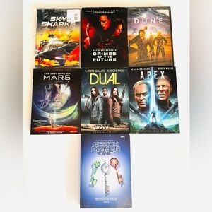 DVD Bundle Lot of 7 Action Thriller Sci-Fi Movies